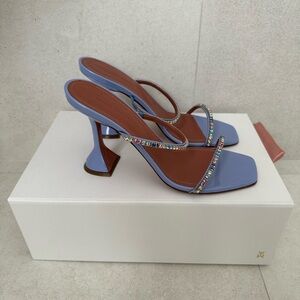 Amina Muaddi Gilda Slipper Heel Size 38.5